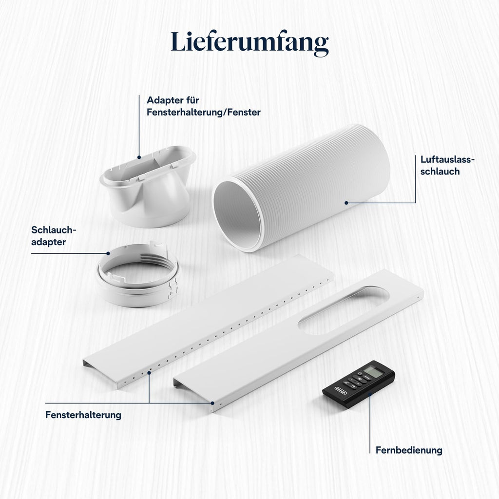 De'Longhi Pinguino - 3-in-1 Mobiles Klimagerät, für Räume bis 27 m²