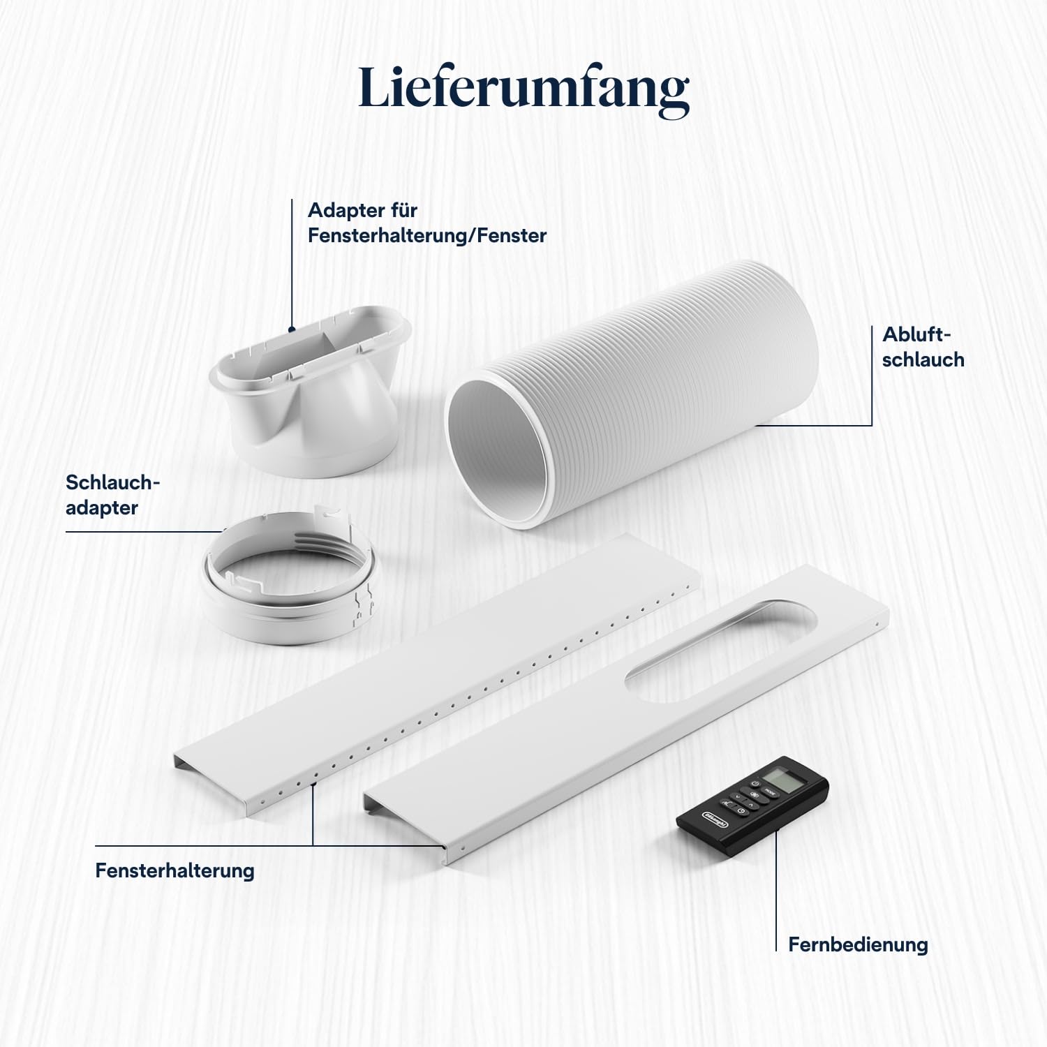 De'Longhi Pinguino - 3-in-1 Mobiles Klimagerät, für Räume bis 27 m²