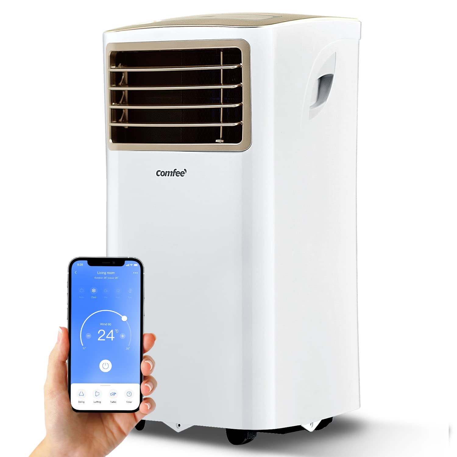 Comfee Mobiles Klimagerät Breezy Cool Pro 2.6,9000 BTU 2,6kW