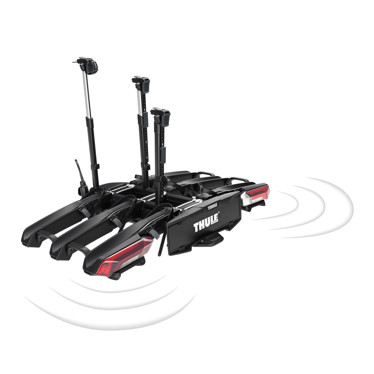 Thule Epos Fahrradträger für Anhängerkupplung 2 Fahrräder, Black