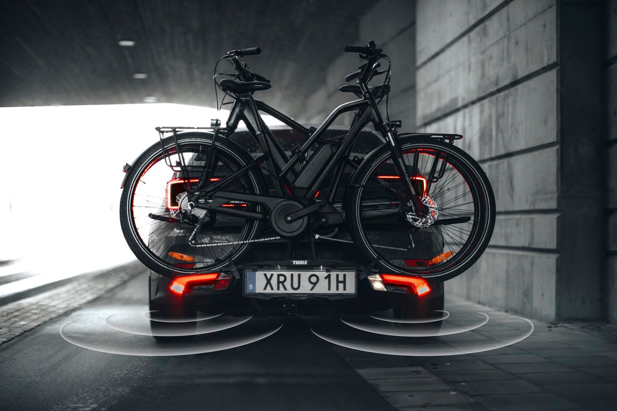 Thule Epos Fahrradträger für Anhängerkupplung 2 Fahrräder, Black