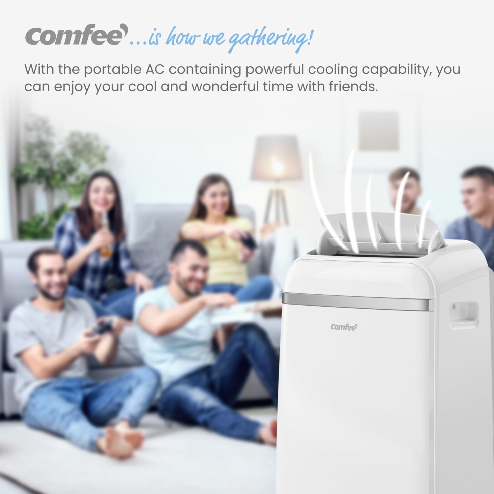 Comfee Mobiles Klimagerät Breezy Cool Pro 2.6,9000 BTU 2,6kW