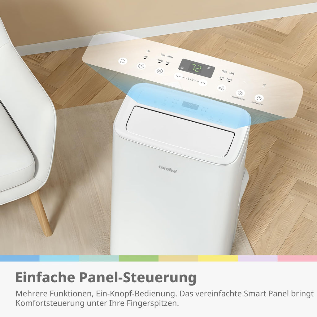 Comfee Mobiles Klimagerät Breezy Cool Pro 2.6,9000 BTU 2,6kW