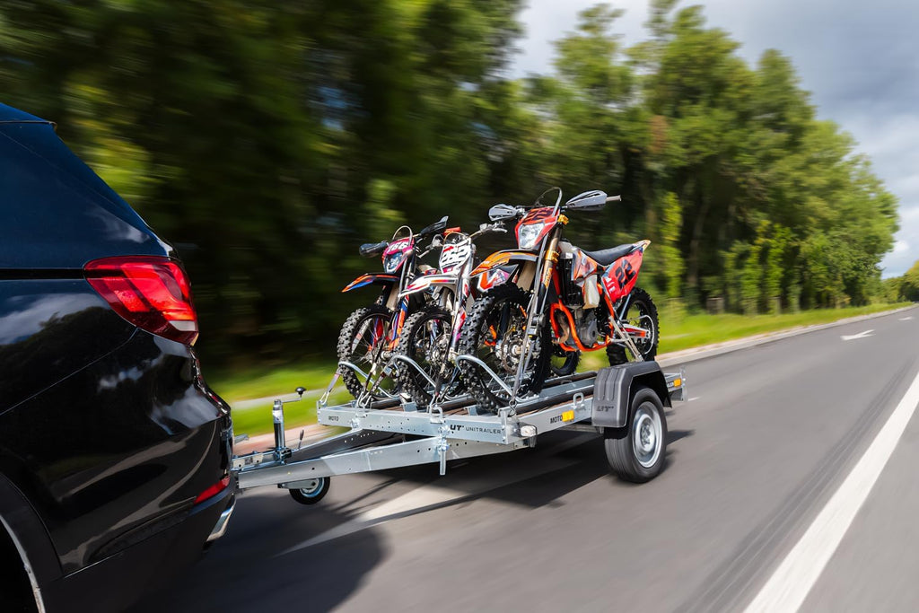 UNITRAILER Moto 3 Motorrad-Anhänger mit 2m Schiene