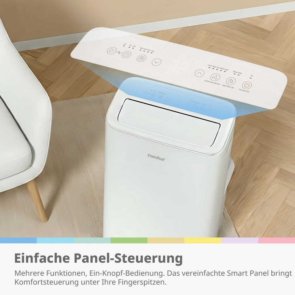 Comfee Mobiles Klimagerät Breezy Cool Pro 2.6,9000 BTU 2,6kW