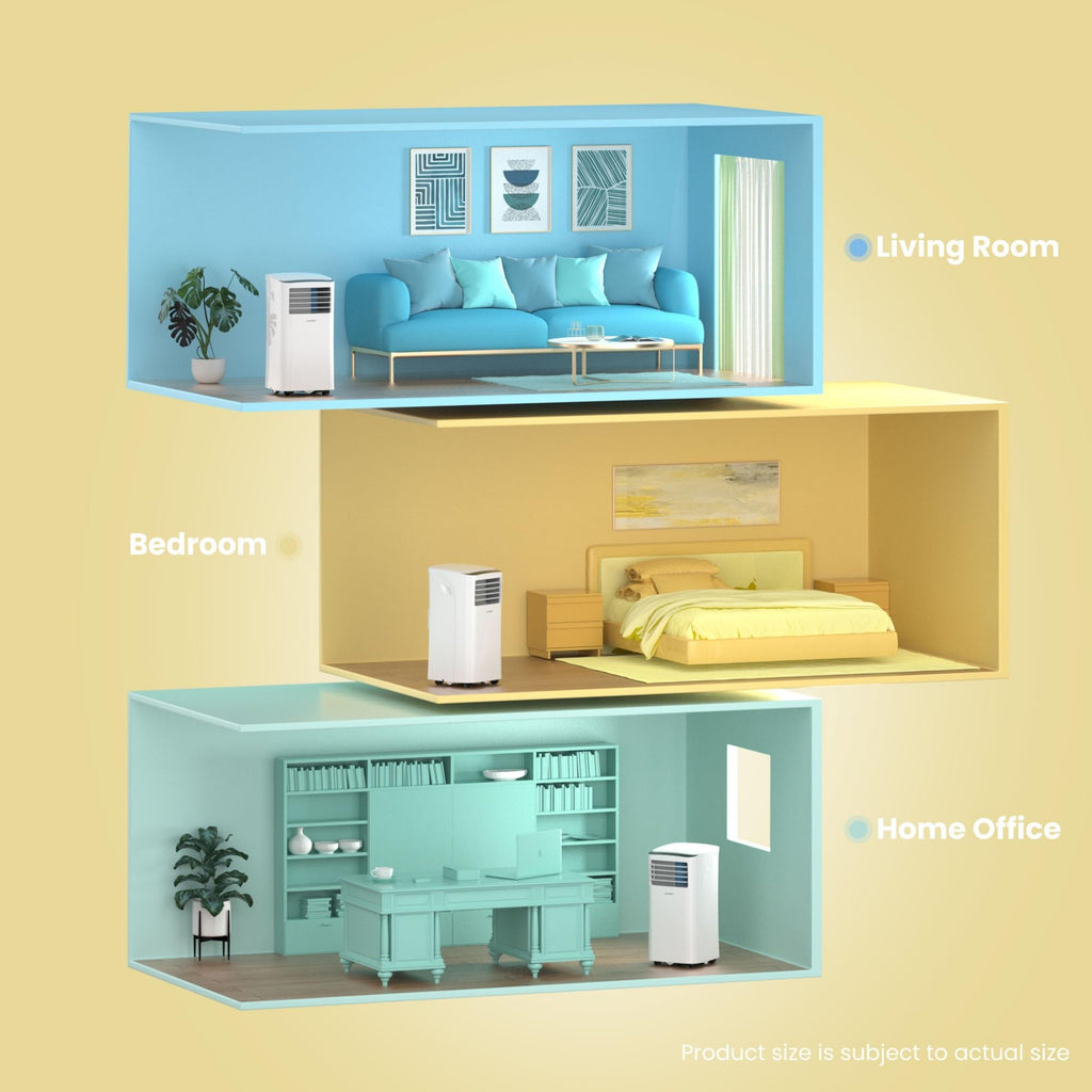 Comfee Mobiles Klimagerät Breezy Cool Pro 2.6,9000 BTU 2,6kW