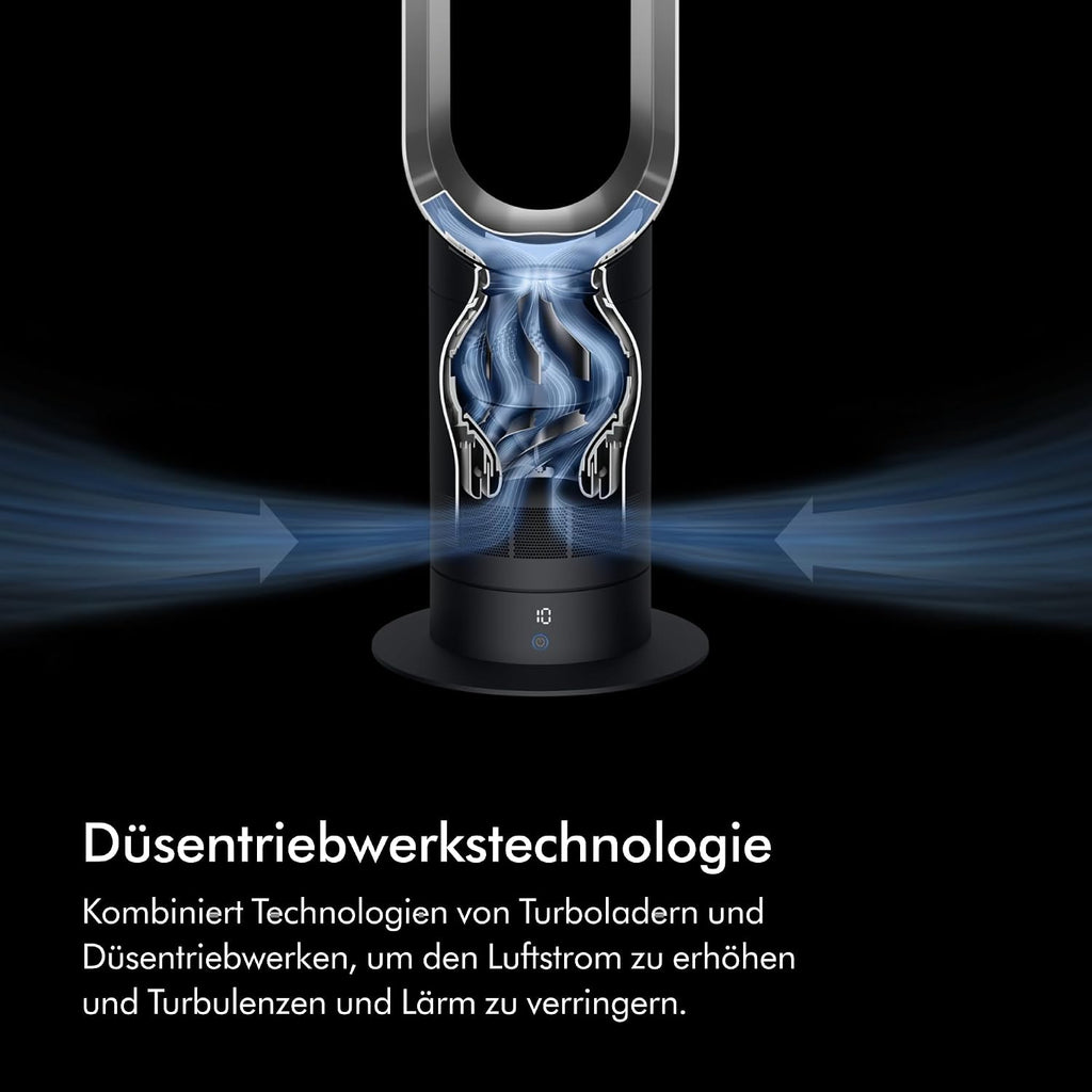 Dyson Cool AM07 Turmventilator – Leistungsstarke Air Multiplier Kühlung für Große Räume
