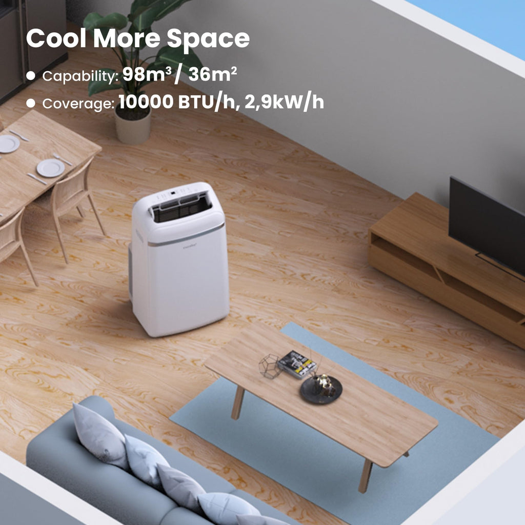 Comfee Mobiles Klimagerät Breezy Cool Pro 2.6,9000 BTU 2,6kW