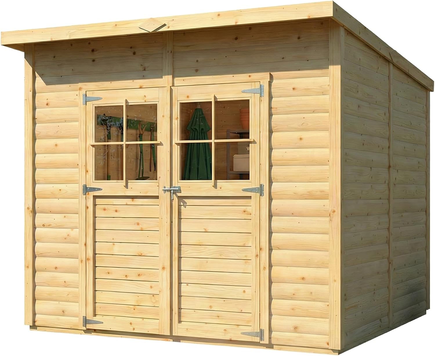 Alpholz Alster Tool Shed 251 x 254 cm with 19 mm Wall Thickness Including Floor