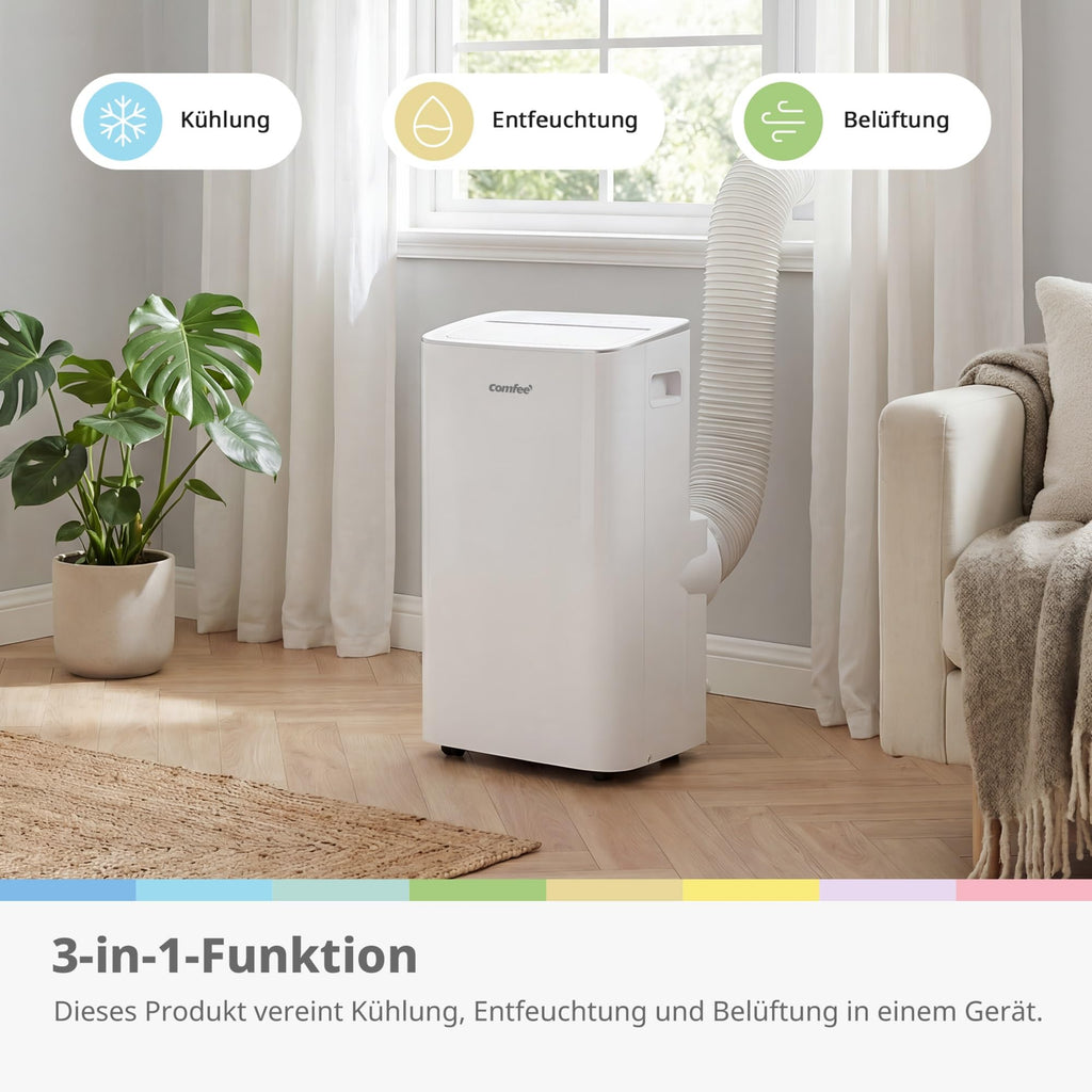 Comfee Mobiles Klimagerät Breezy Cool Pro 2.6,9000 BTU 2,6kW