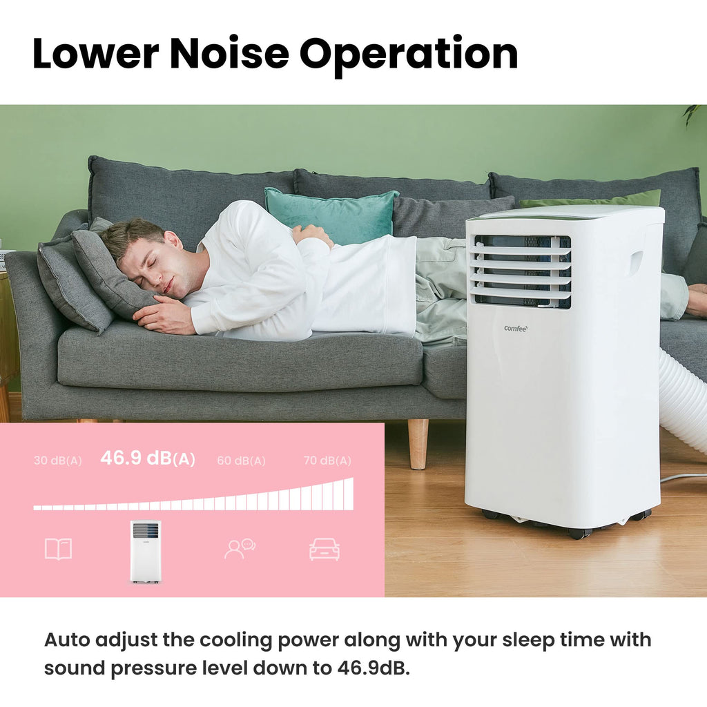 Comfee Mobiles Klimagerät Breezy Cool Pro 2.6,9000 BTU 2,6kW