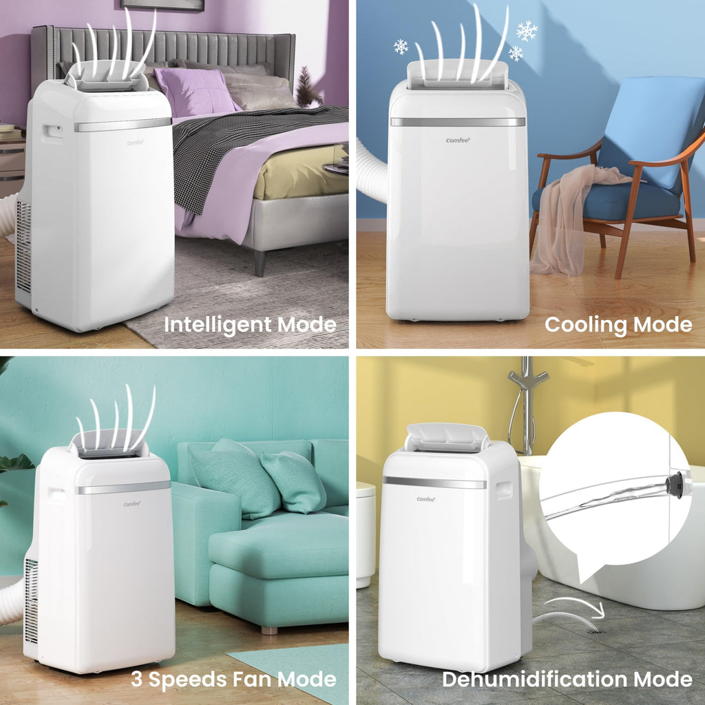 Comfee Mobiles Klimagerät Breezy Cool Pro 2.6,9000 BTU 2,6kW
