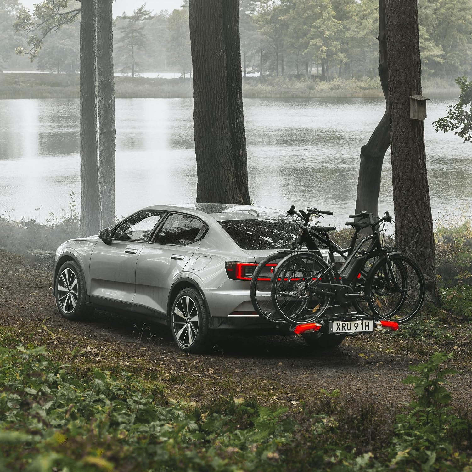 Thule Epos Fahrradträger für Anhängerkupplung 2 Fahrräder, Black